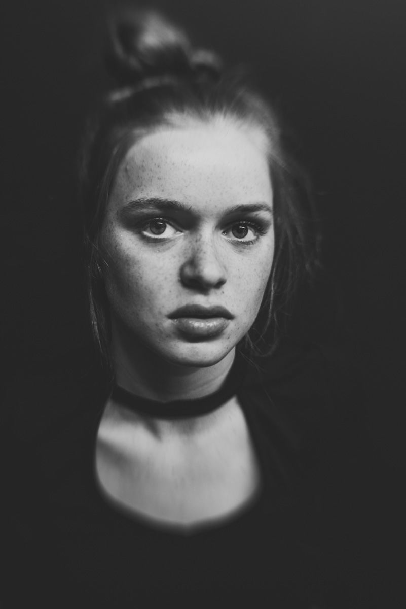 Portret in zwart-wit